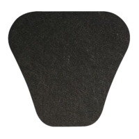 URINAL MAT ADHESIVE BACK 17" X 18"